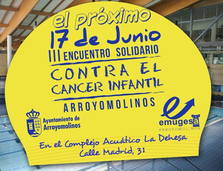 Arroyomolinos organiza el 17 de junio el III Encuentro Solidario Contra el Cáncer Infantil