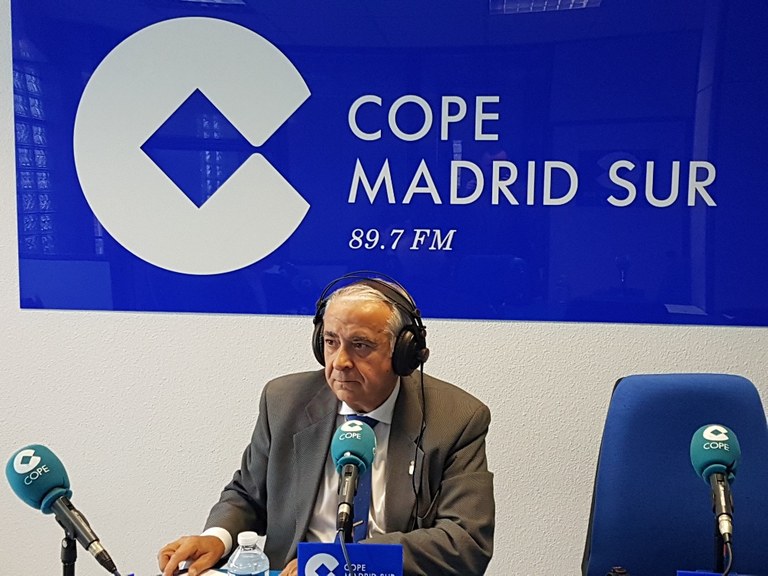 Entrevista a Carlos Ruipérez, Alcalde de Arroyomolinos, en Cope Madrid Sur, 89.7 FM haciendo un balance de 2017 y los proyectos de presente y futuro de Arroyomolinos.
