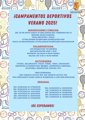 Arroyomolinos abre la inscripción para los campamentos deportivos de verano