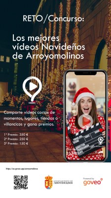 Arroyomolinos abre un concurso para premiar los mejores vídeos cortos de Navidad