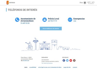 El Ayuntamiento de Arroyomolinos rediseña su página web para hacerla más accesible, eficaz y cercana a los vecinos