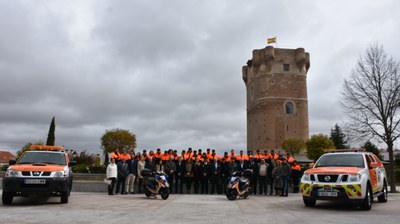 La Agrupación de Protección Civil de Arroyomolinos participó en un operativo cada dos días y medio en 2019. 