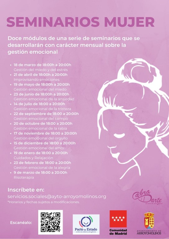 Actividades para mujeres 2021. E-motion Ayuntamientos