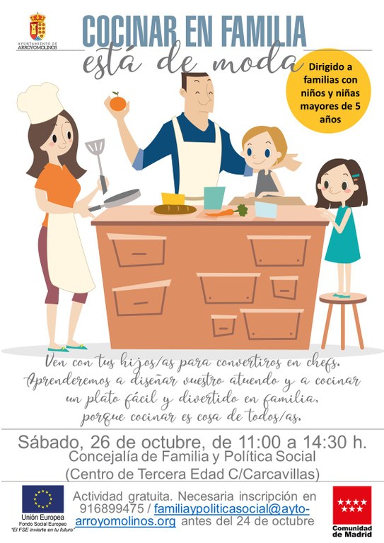 Cocinar en familia está de moda