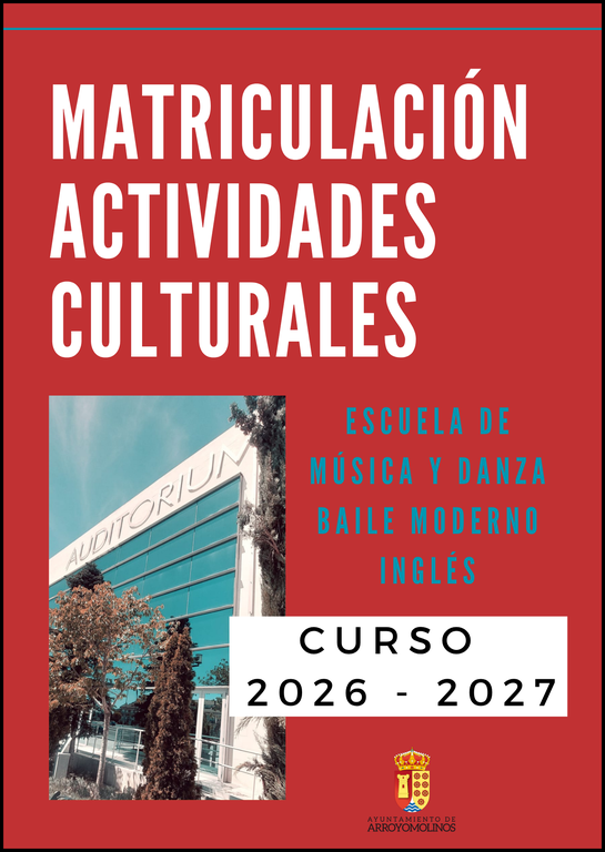 Actividades Culturales para nuevos alumnos curso 2026-2027