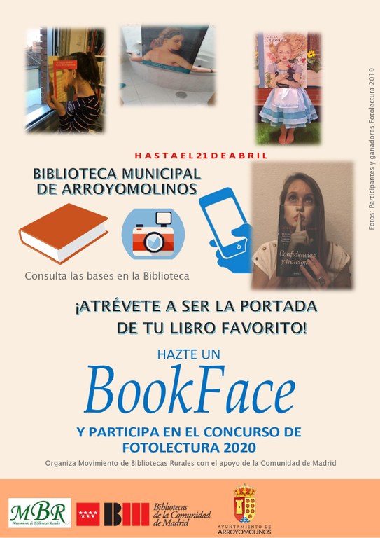 Concurso Fotolectura 2020. "Hazte un Bookface"