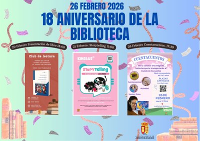 18 aniversario biblioteca