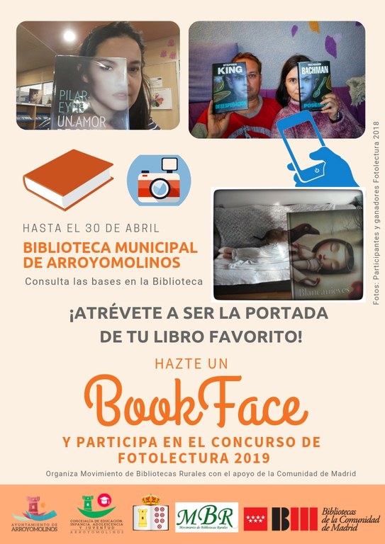 Hazte un “BookFace” en Arroyomolinos hasta el 30 de abril 