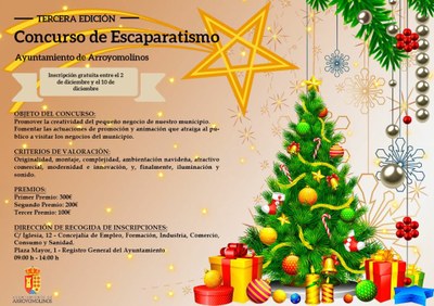 Bases “3ª Edición Concurso de Escaparatismo Ayuntamiento de Arroyomolinos”