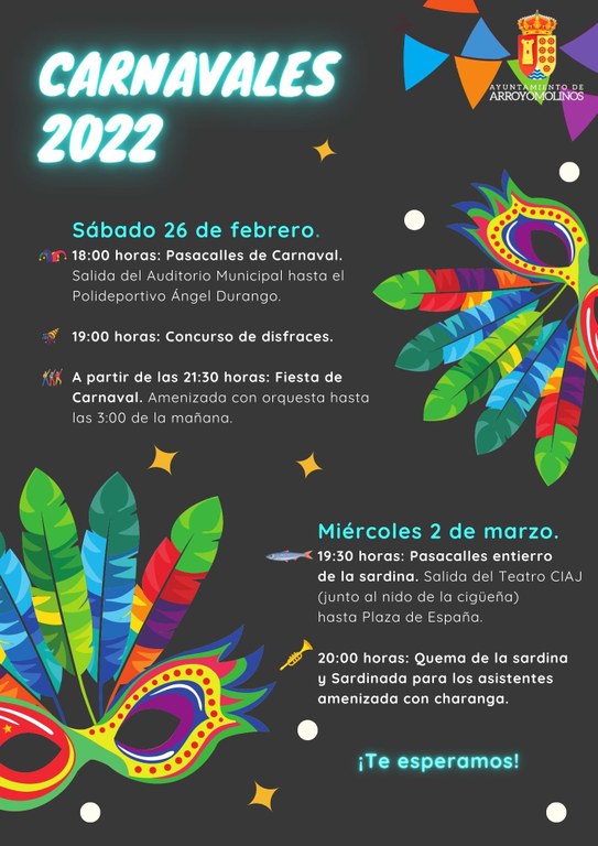 Bases para el Concurso de Disfraces Carnaval 2022. 
