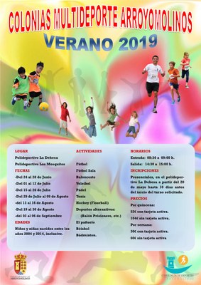 Arroyomolinos es deporte en verano para los más jóvenes