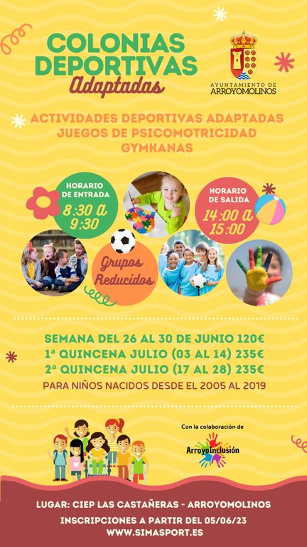 Campamento Deportivo adaptado para niños con Diversidad Funcional