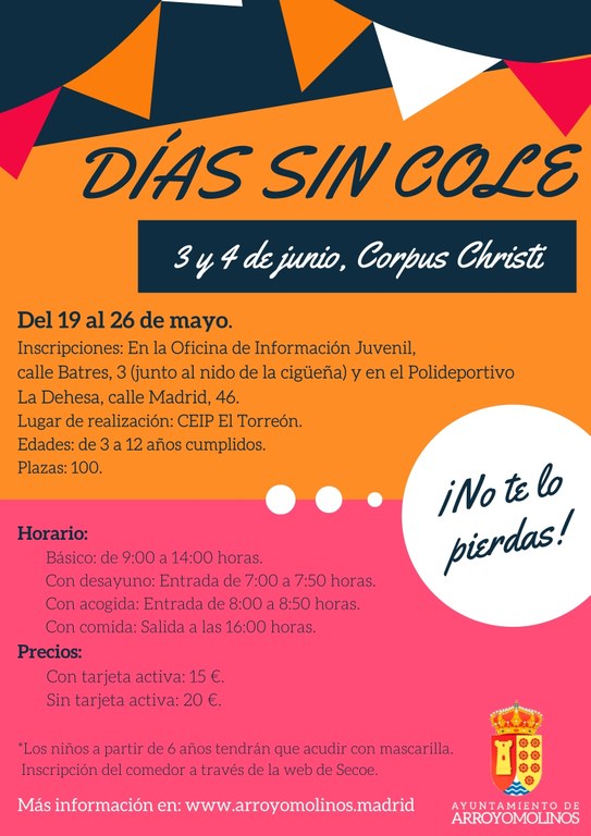 Días sin cole Corpus Christi