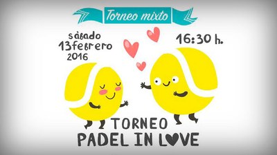 Participa el próximo sábado en el torneo mixto Pádel in Love de Las Matillas