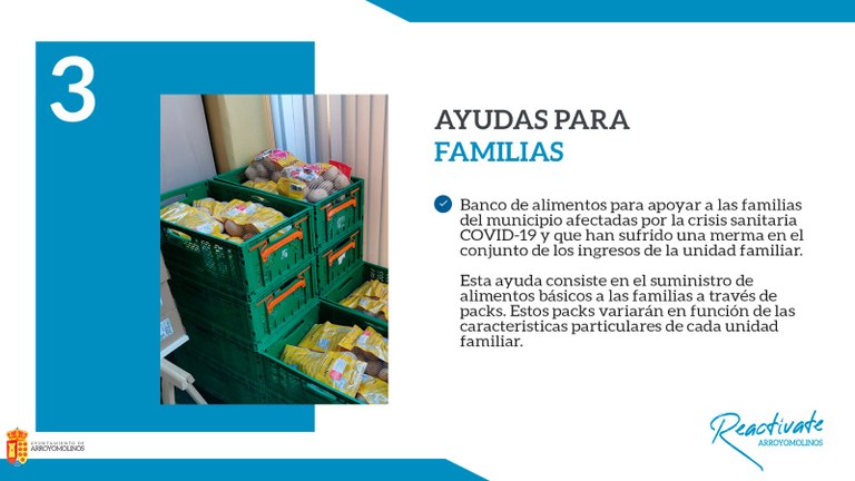 El Ayuntamiento de Arroyomolinos pone en marcha un Banco de Alimentos para familias afectadas por la crisis sanitaria