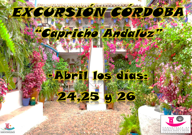 Los mayores de Arroyomolinos disfrutarán de un “capricho andaluz” entre el 24 y el 26 de abril