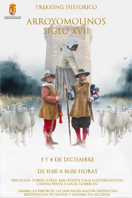 Los días 3, 4, 10 y 11 de diciembre se acogerán recreaciones del Arroyomolinos del S.XVII y de otros importantes hitos históricos. o	Los días 3 y 4 de diciembre se recreará en la Vía Pecuaria el Arroyomolinos del S.XVII con un recorrido teatralizado, talleres de las profesiones de la época y degustación de gachas, entre otros. El 10 y 11 de diciembre, en la intersección de avenida de Islandia y calle Suiza, se recreará la Batalla de Berlín (II Guerra Mundial) con campamentos militares, desfiles, talleres y charlas. “Queremos ofrecer una experiencia inmersiva y destacar el papel de la Historia como herramienta educativa, para aprender del pasado y no repetir los mismos errores en el futuro”, ha afirmado Millán.
