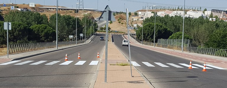 Nuevas tareas de mantenimiento en la señalización horizontal del municipio