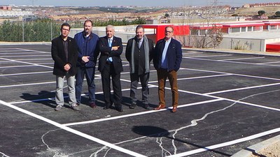 Inaugurado el aparcamiento contiguo a la Escuela Infantil Campanilla