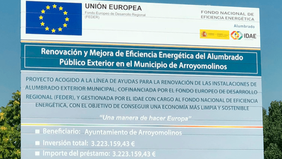 Arroyomolinos comienza la instalación de luminarias LED en todo el alumbrado público del municipio