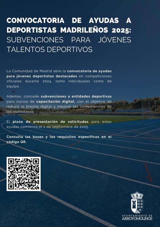 Convocatoria de Ayudas a Deportistas Madrileños 2025: Subvenciones para Jóvenes Talentos Deportivos