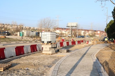 Ejecutada al 50% la obra para la conexión peatonal entre Zarzalejo y La Rinconada II